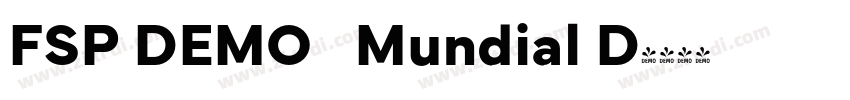 FSP DEMO   Mundial D字体转换